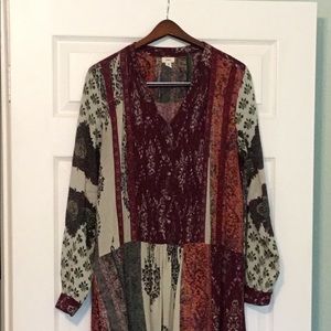 Anthropologie print dress